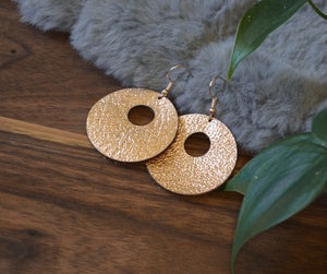 Round cutout Earring