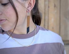 Load image into Gallery viewer, Layered Leather Earring