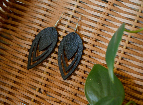 Double V Teardrop Earring