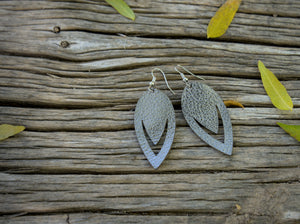 Single V Teardrop Earring
